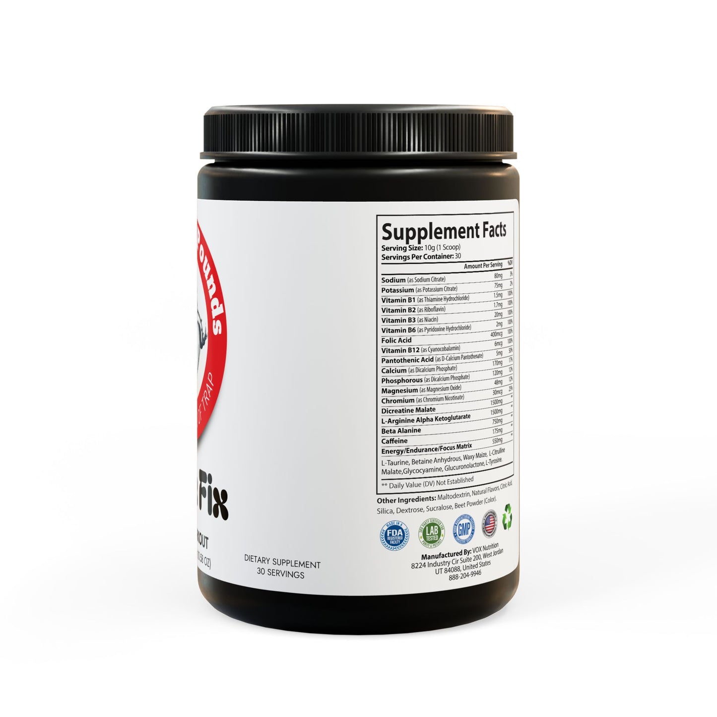 QUICK FIX – Trap-Harder Preworkout Formula
